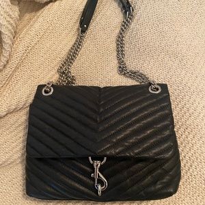 Black Rebecca Minkoff Edie Crossbody Bag